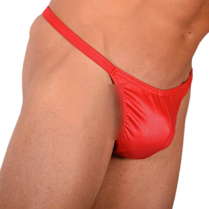 XS/S SMU Tanning Walking around Red Thong MX20 34057