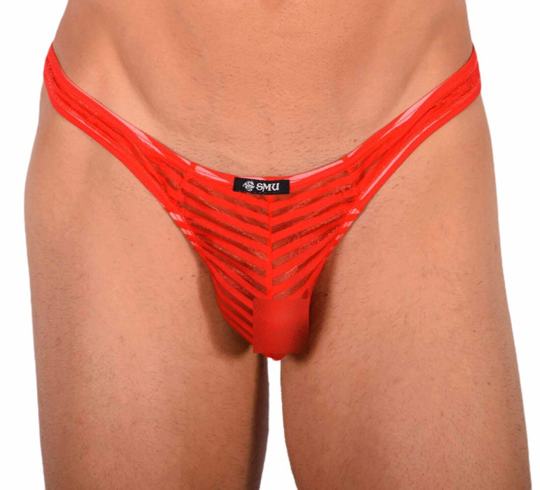 S/M SMU Sensual Red C-Thru Thong MX20 34080