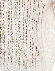 MODUS VIVENDI Striped Crochet Boxer Shorts Stretch Knitted in Natural 074216