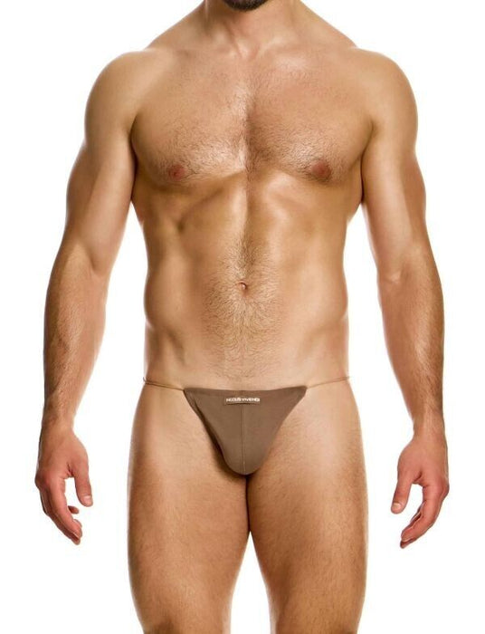 Modus Vivendi G-String Antibacterial Comfy Contour Pouch in Dark Skin 15616