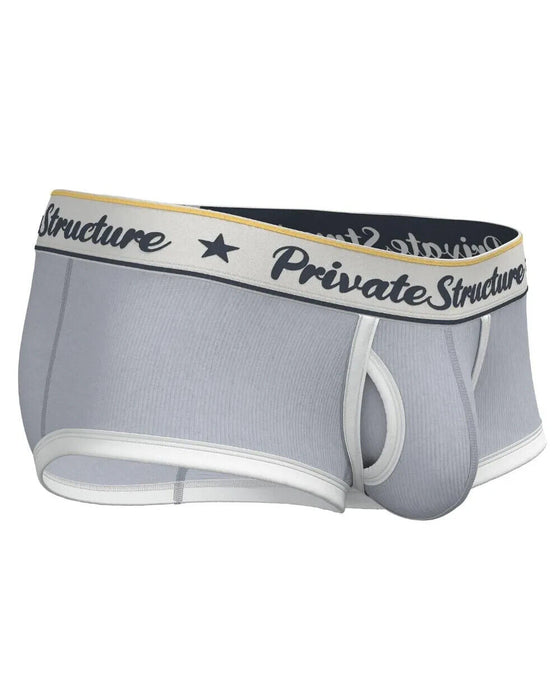 PRIVATE STRUCTURE Classic Boxer Mid-Waist Trunk Silvery Grey 4530 113