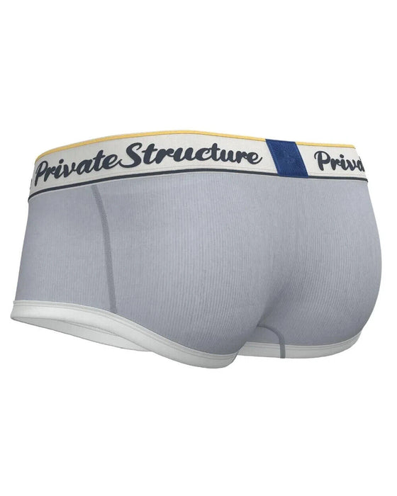 PRIVATE STRUCTURE Classic Boxer Mid-Waist Trunk Silvery Grey 4530 113