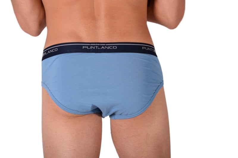 Small Punto Blanco Brief Basix Briefs Sustainable Cotton Pale Blue 53489 P18