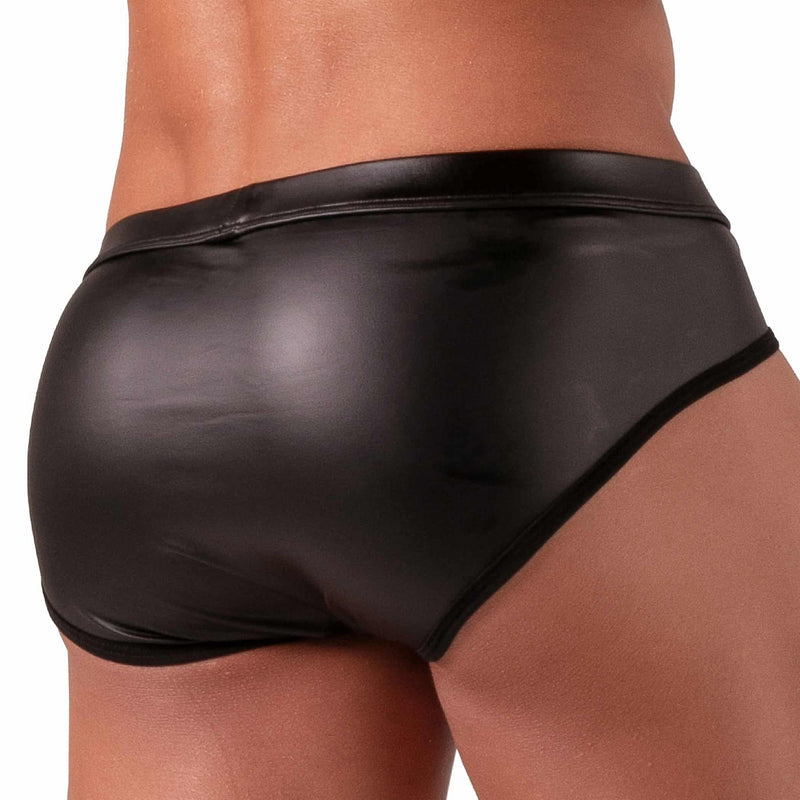 Absolu Male By TOF PARIS Master Briefs With Secret Pocket Optimal Pouch in Black