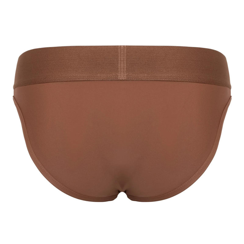 SUKREW Classic Brief With Large Contour Pouch Jacquard Briefs in Espresso 8