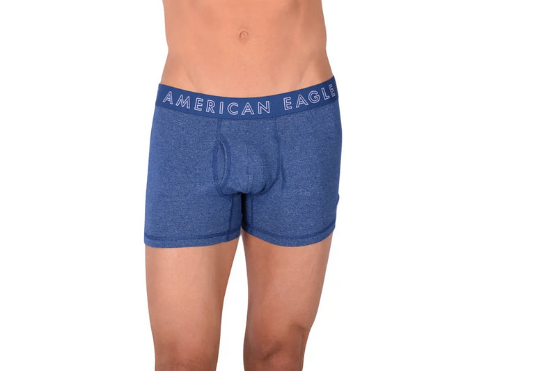 Medium American Eagle Fly Front Boxer Brief Blue AE1