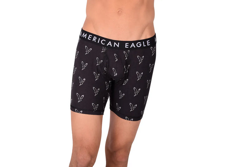 American Eagle Black Eagles Fly Front Boxer Brief AE1