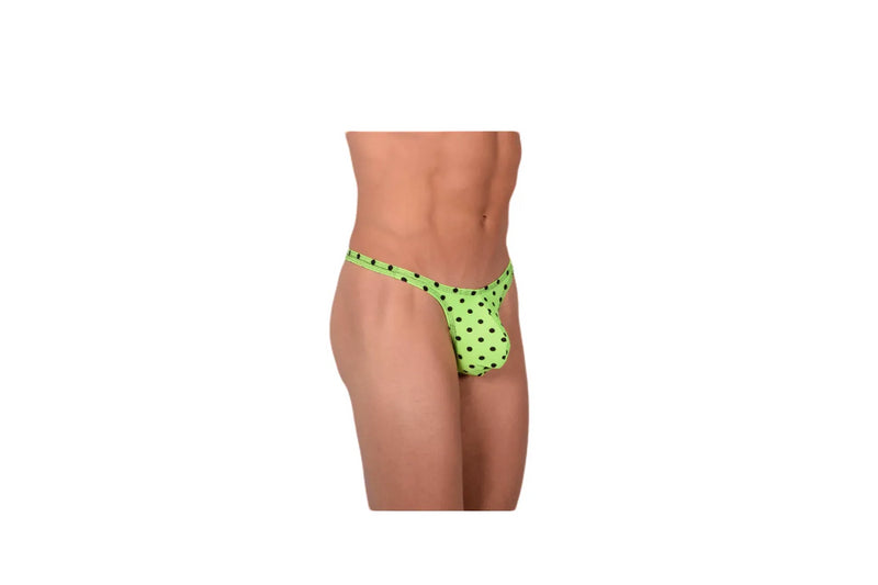 XS/S SMU Thong Lime Dots 34162 MX21