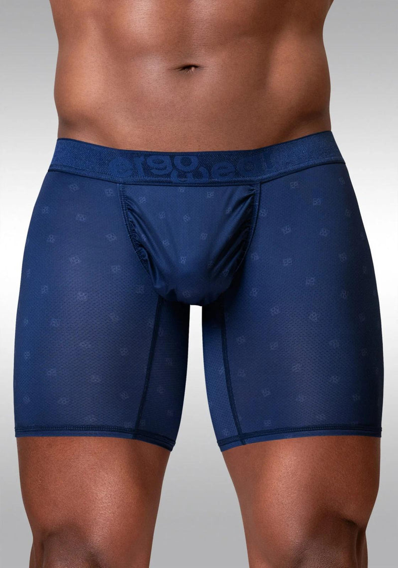 ErgoWear Micro Mesh Long Boxer FEEL SE MidCut Adaptable Pouch Navy Blue 1753 110