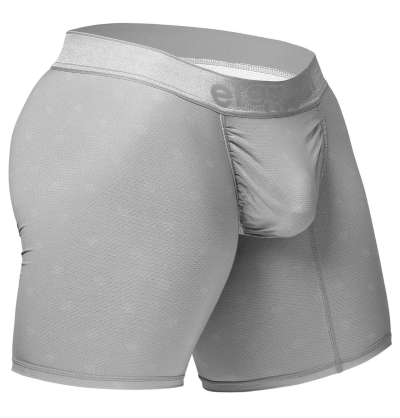 ErgoWear Micro Mesh Boxer Briefs FEEL SE Mid-Cut Long Boxer in Silver 1761 110