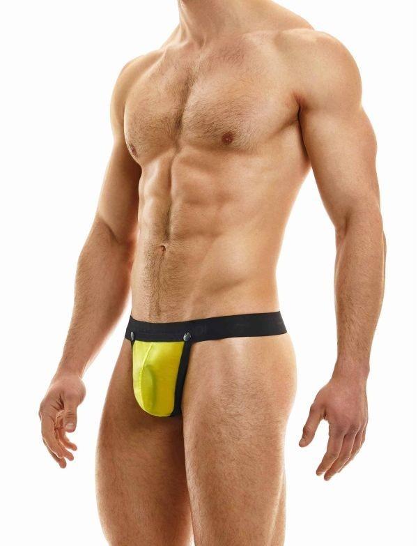 Modus Vivendi Pleasure Thong With Inside Ring Roomy Pouch Yellow 22222a 26