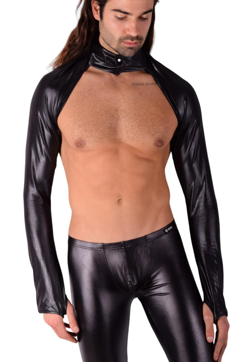 SMU Legging Leather-Look Spandex Pants Black 11757 SX11