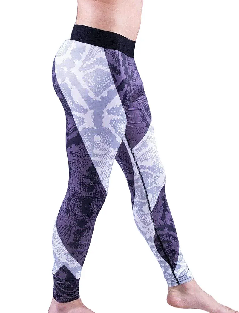 SMU Fashion Legging Tight-Fit Sports Wear in Gray MX8