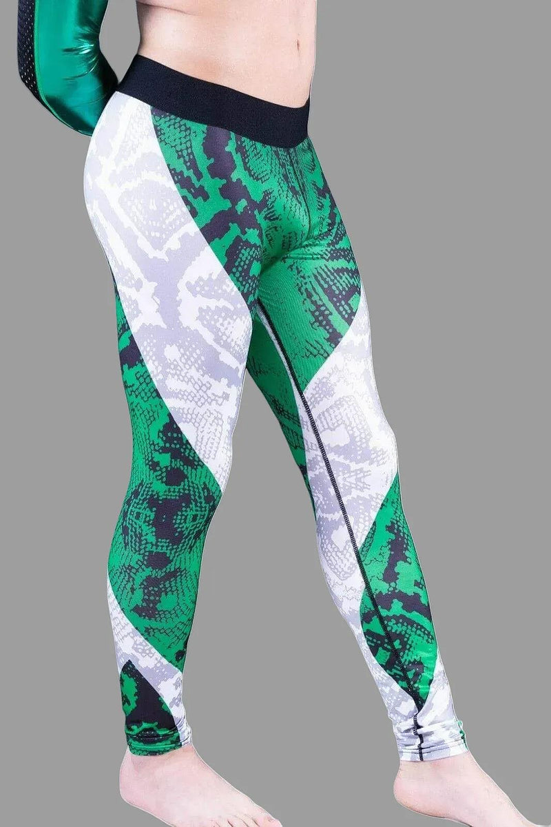 SMU Fashion Legging Tight Fit Sports Wear in Green MX8