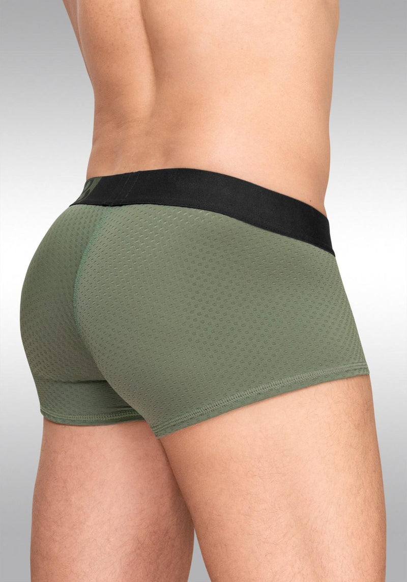 ErgoWear Boxer Trunk MAX Flow Micro-Mesh Boxer Stretch in Dark Green 1787 51