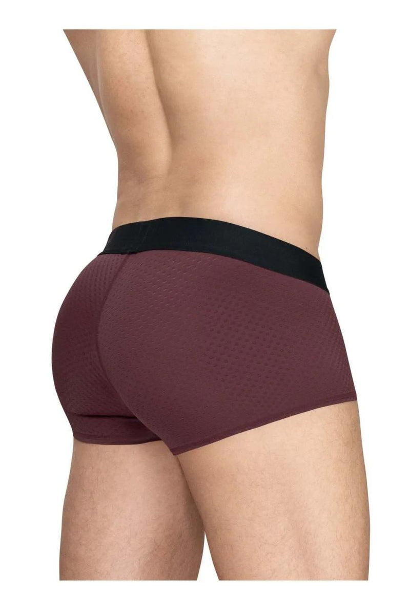 ErgoWear Boxer Trunk MAX Flow Micro-Mesh Boxer Stretch in Burgundy 1795 51