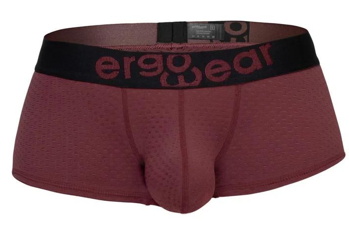 ErgoWear Boxer Trunk MAX Flow Micro-Mesh Boxer Stretch in Burgundy 1795 51