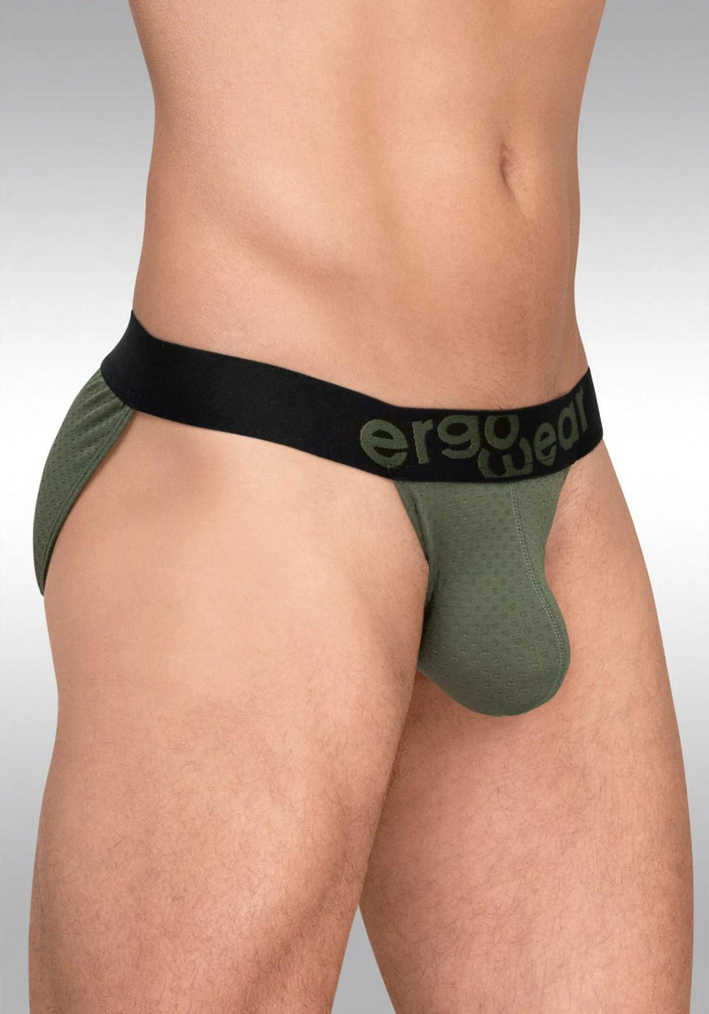 ErgoWear Bikini Briefs MAX Flow Micro-Perforated Mesh Brief Dark Green 1786 53