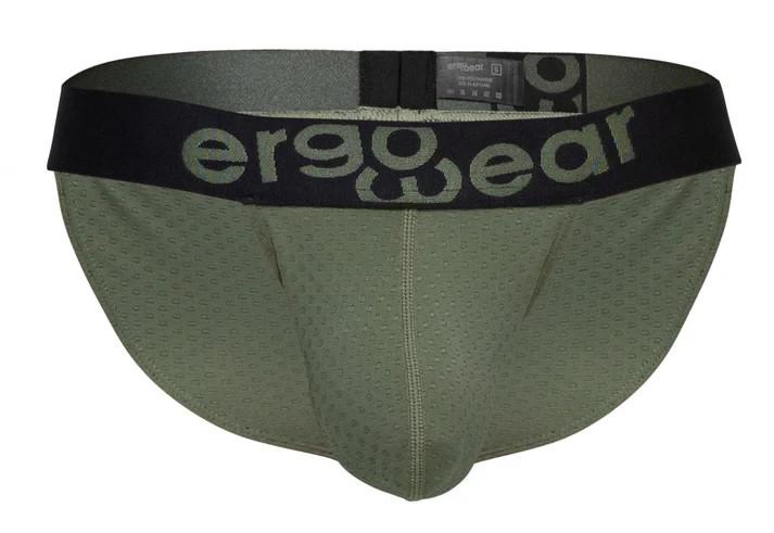 ErgoWear Bikini Briefs MAX Flow Micro-Perforated Mesh Brief Dark Green 1786 53