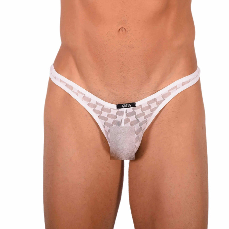 XS Gregg Homme Sexy Pure White Thong 33946 MX18