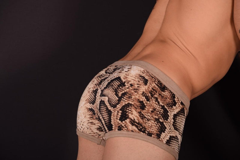 Small SMU Hipster Snake and suede finish 3033 22C