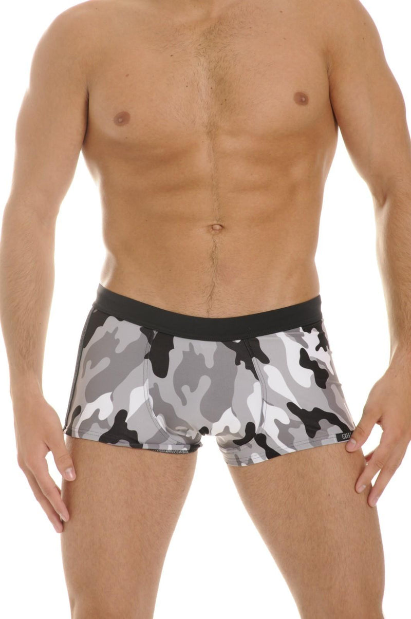 Medium Solstice Gray Camo Swim Trunk Gregg Homme 111035