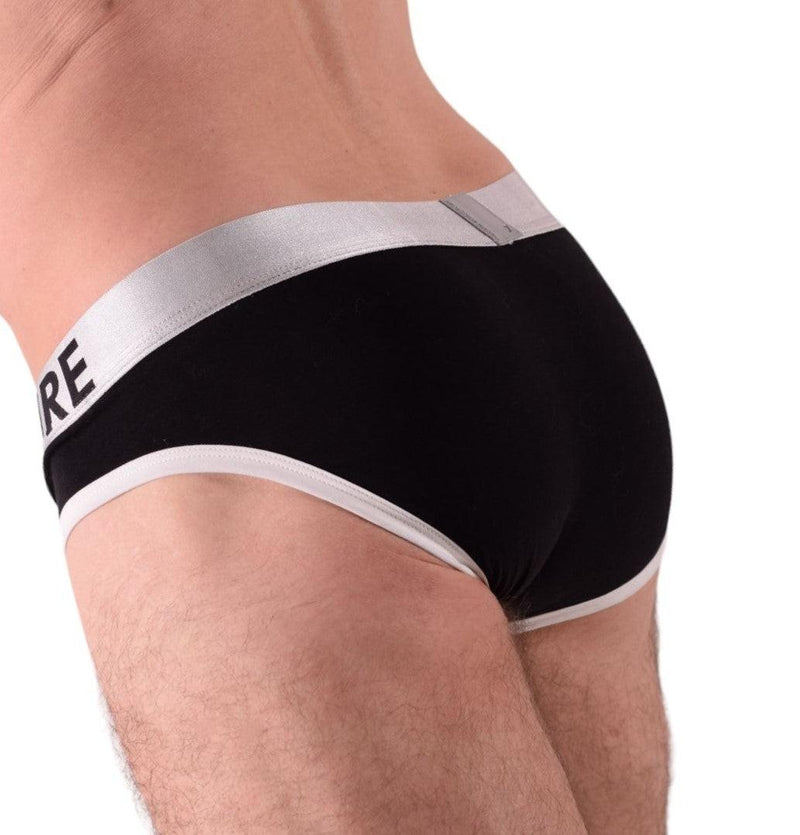 Small Private Structure Platinum Black Brief 3791