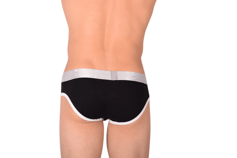 Small Private Structure Platinum Black Brief 3791