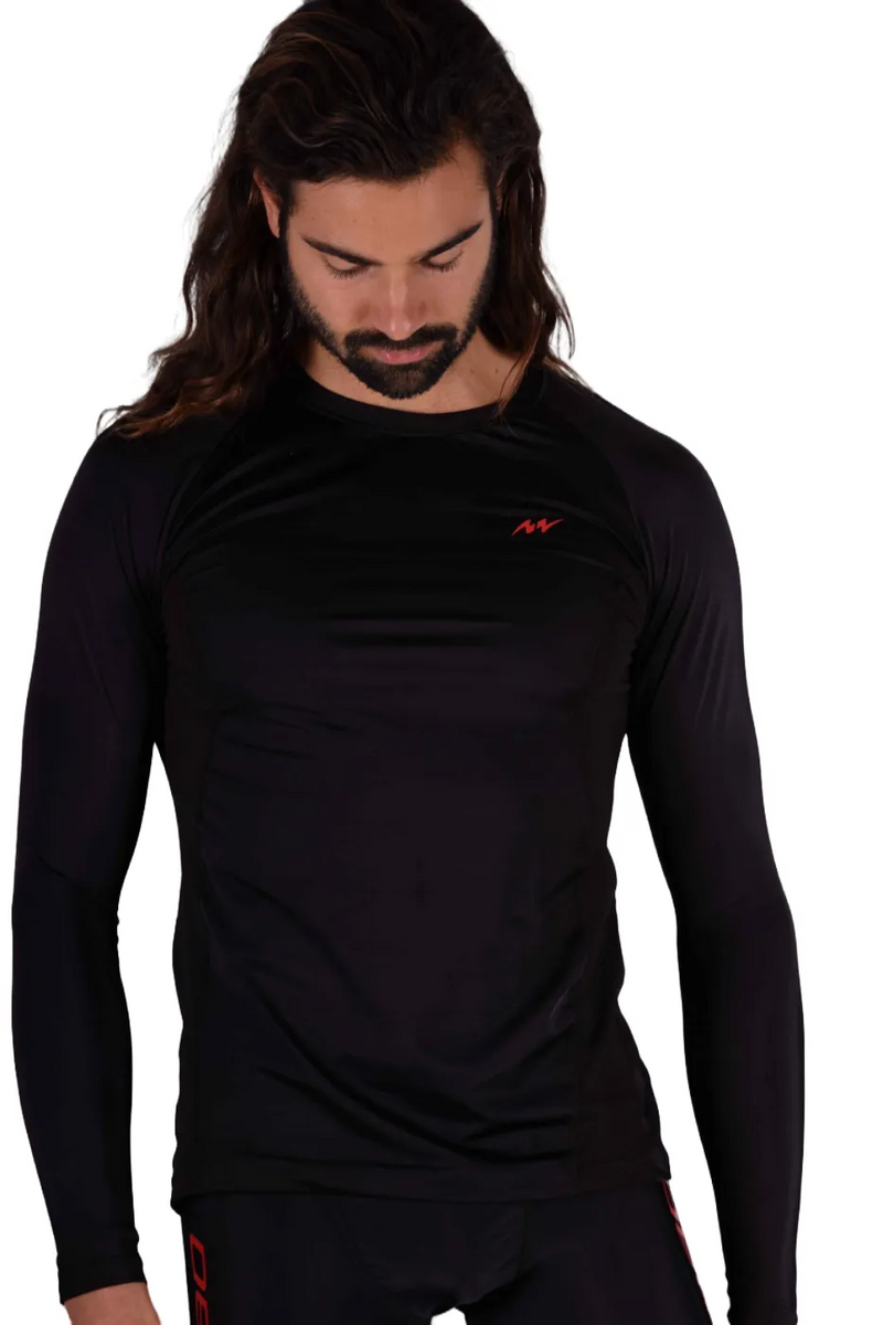 Small MAO Sport Compression Jogger Sportwear Suit Black 12814 14