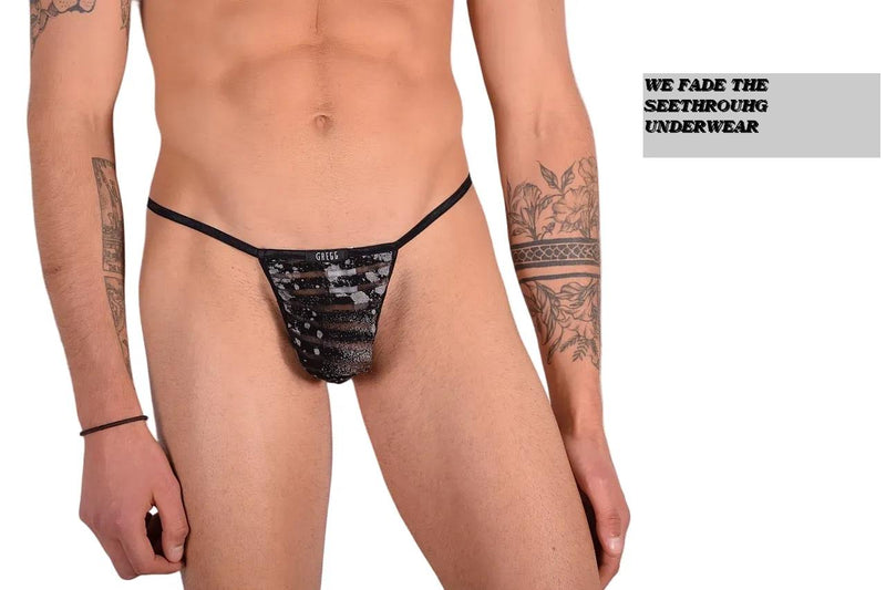 Small Gregg Homme 3G Luxury Sheer G-String 2093 3G15