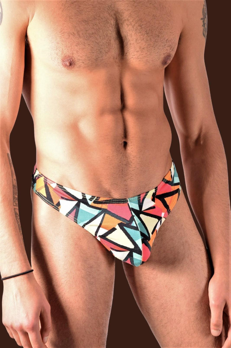 SMU Abstract Thong Fashion Soft Multicolor 400704 42