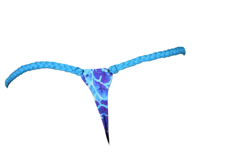 XL SMU Sensual Aqua Blue Thong 33613 MX14
