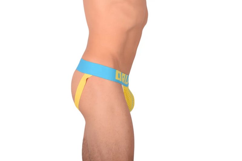 Small ORLVS Men's Jockstrap Yellow MX22 100099