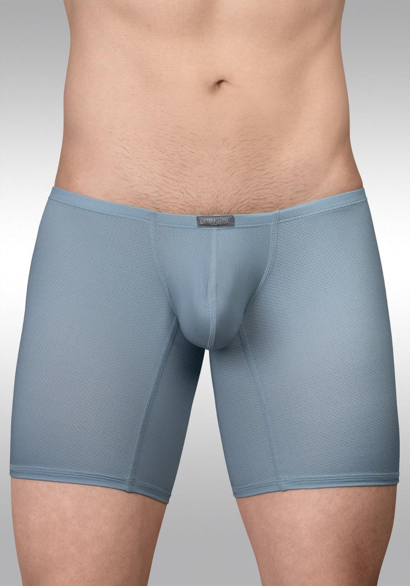 ErgoWear Long Boxer Briefs X4D SE Midcut in Stone Blue 1808 17