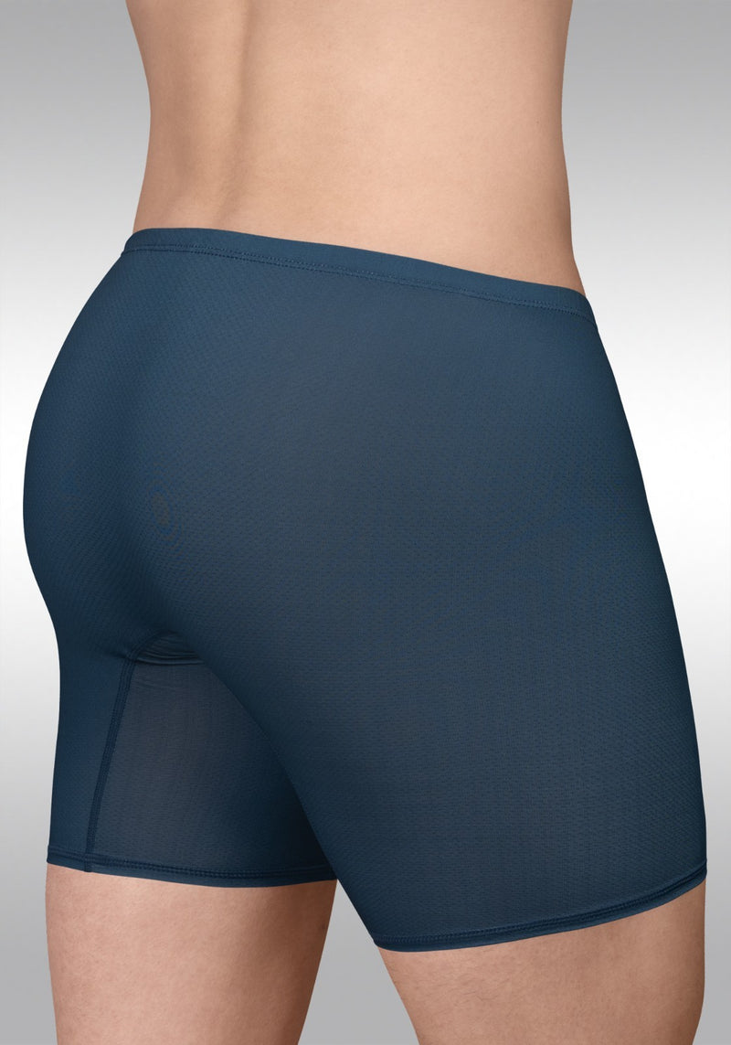 ErgoWear Long Boxer Briefs X4D SE Midcut in Sea Blue 1800 17