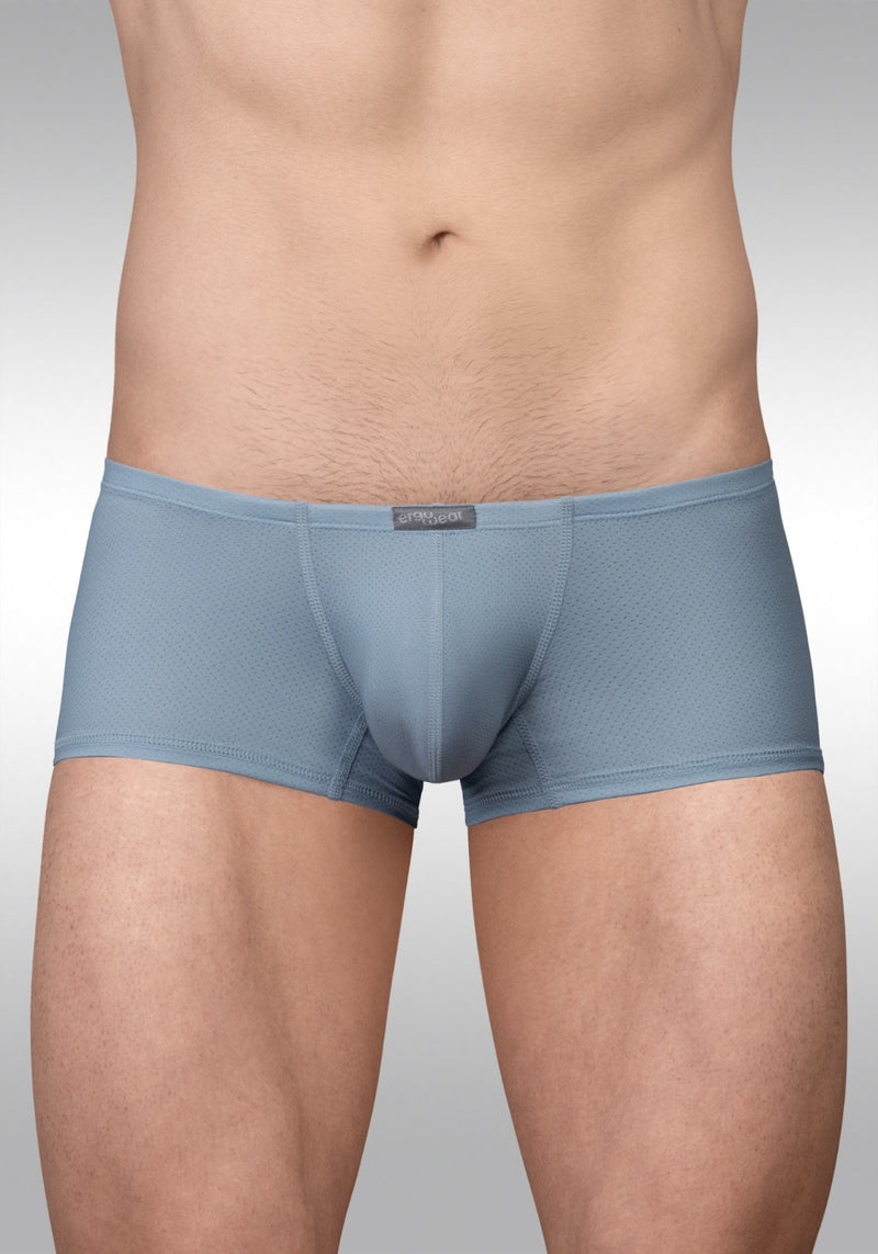 ErgoWear Mini Boxer Trunks X4D SE Contoured Pouch in Stone Blue 1807 73