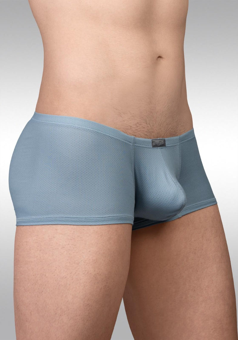 ErgoWear Mini Boxer Trunks X4D SE Contoured Pouch in Stone Blue 1807 73