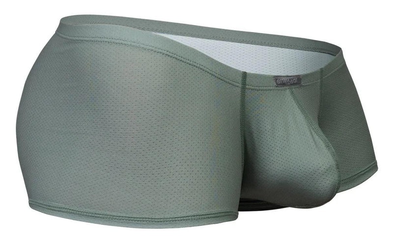 ErgoWear Mini Boxer Trunks X4D SE Contoured Pouch in Olive Green 1803 73
