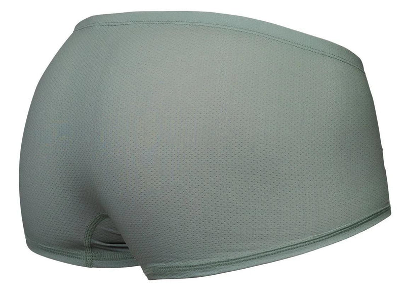 ErgoWear Mini Boxer Trunks X4D SE Contoured Pouch in Olive Green 1803 73