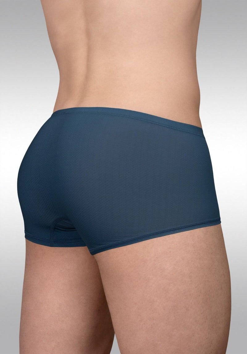 ErgoWear Mini Boxer Trunks X4D SE Contoured Pouch in Sea Blue 1799 73