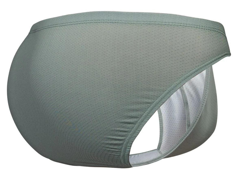 ErgoWear Bikini Briefs X4D SE 3D Pouch Micro-Mesh in Olive Green 1802 14