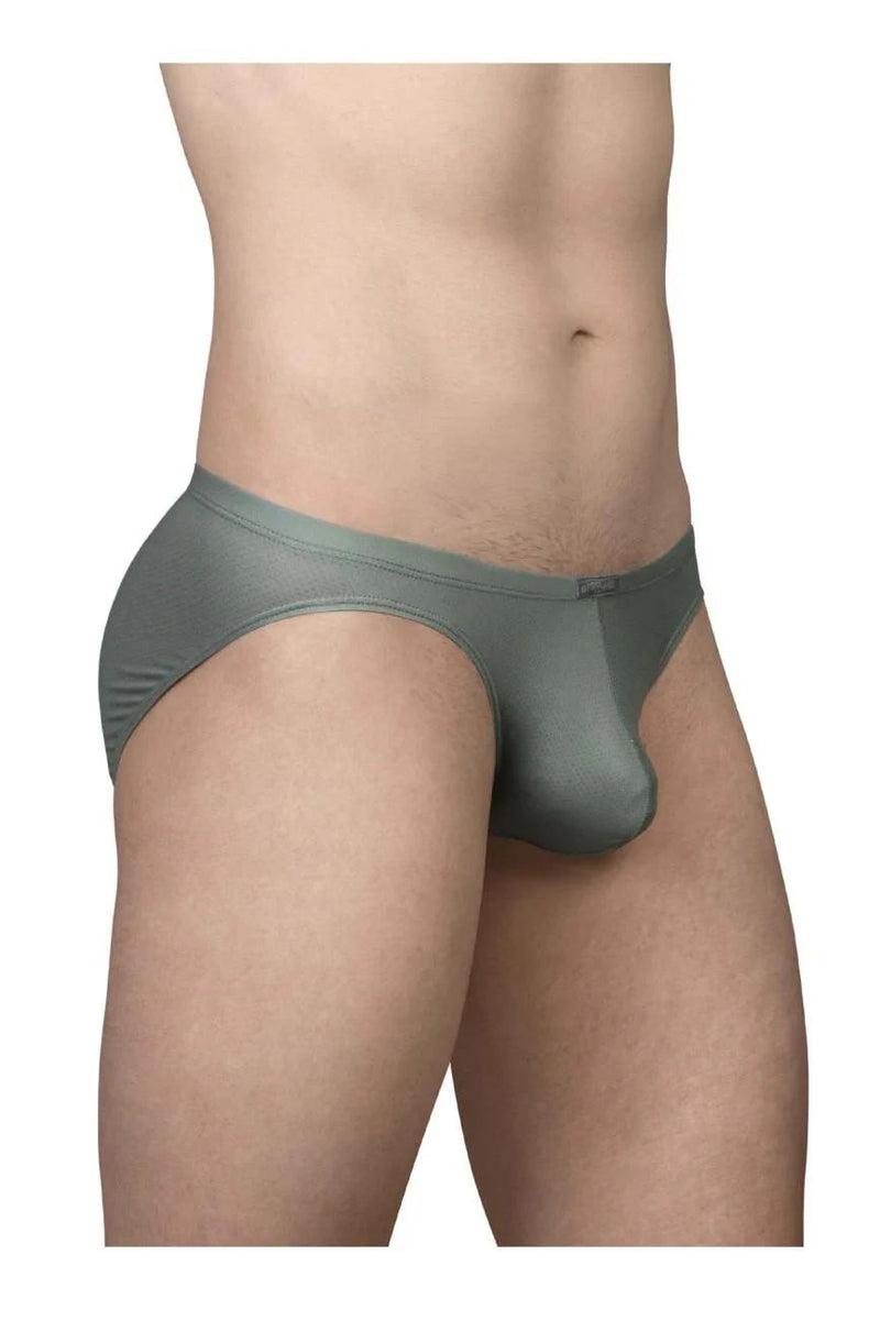 ErgoWear Bikini Briefs X4D SE 3D Pouch Micro-Mesh in Olive Green 1802 14