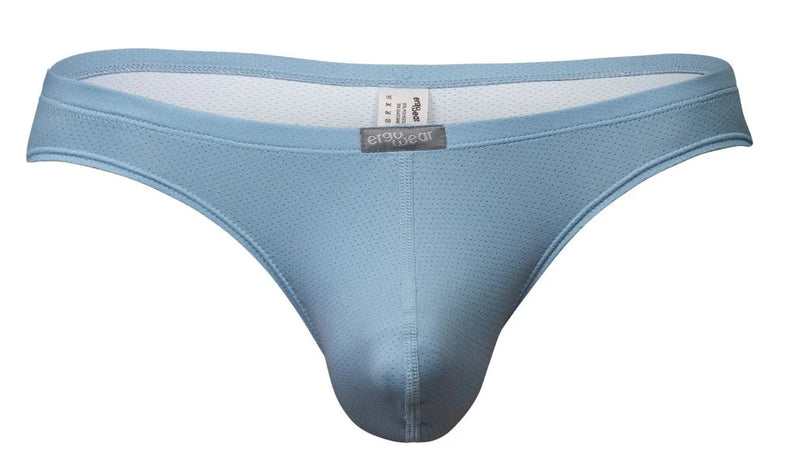ErgoWear Thongs X4D SE 3D Pouch Micro-Mesh Thong in Stone Blue 1805 142