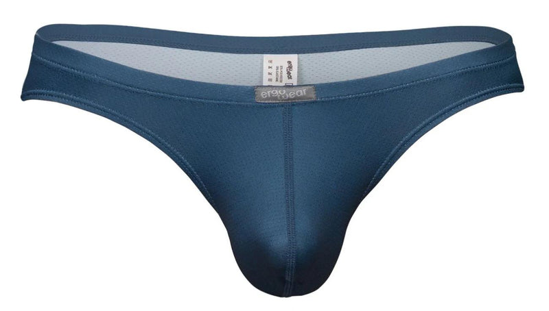 ErgoWear Thong X4D SE 3D Pouch Micro-Mesh Thongs in Sea Blue 1797 142