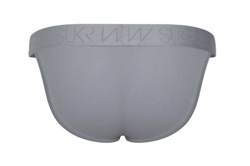 SUKREW High-Cut Tanga Briefs Unlined Stretch With Open Sides in Studio Grey 1