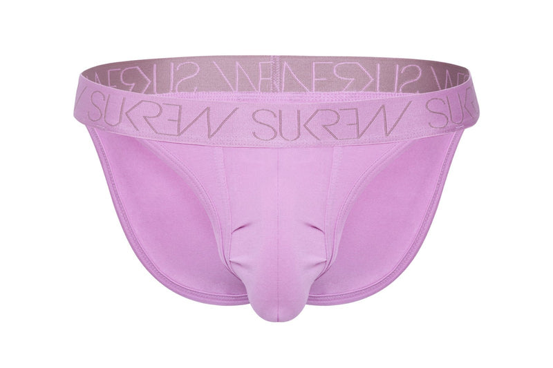 SUKREW High-Cut Tanga Briefs Unlined Stretch With Open Sides in Pale Magenta 1