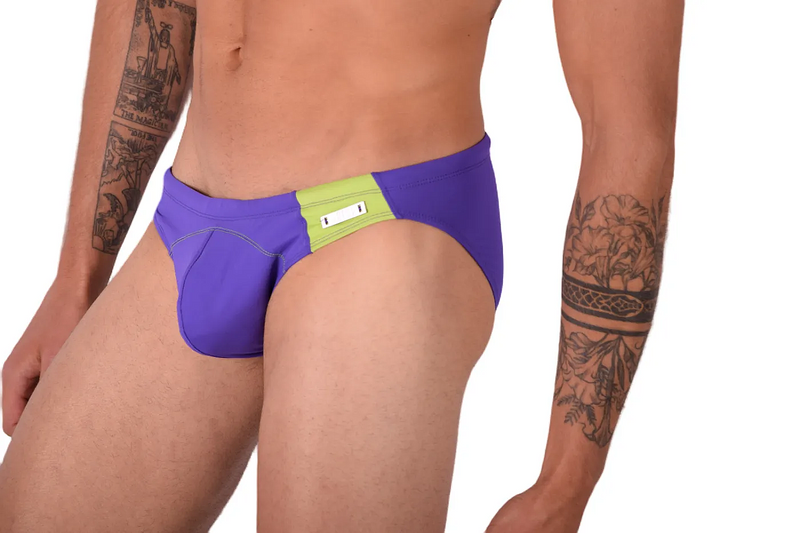 Medium Gregg homme Swim Brief Purple 60007 MX23