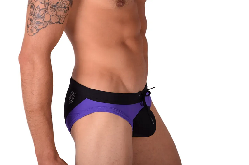 Small Gregg Homme Swim Brief Purple 60026 MX23