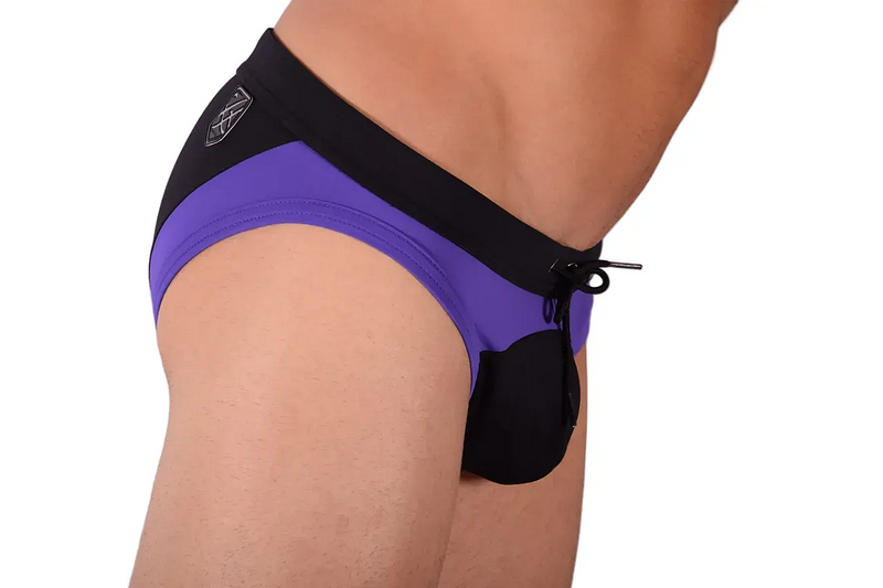 Small Gregg Homme Swim Brief Purple 60026 MX23