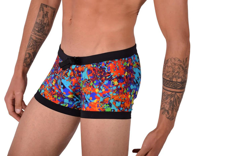 Small Gregg Homme Swim Shorts Boxer Multi 60008 MX23